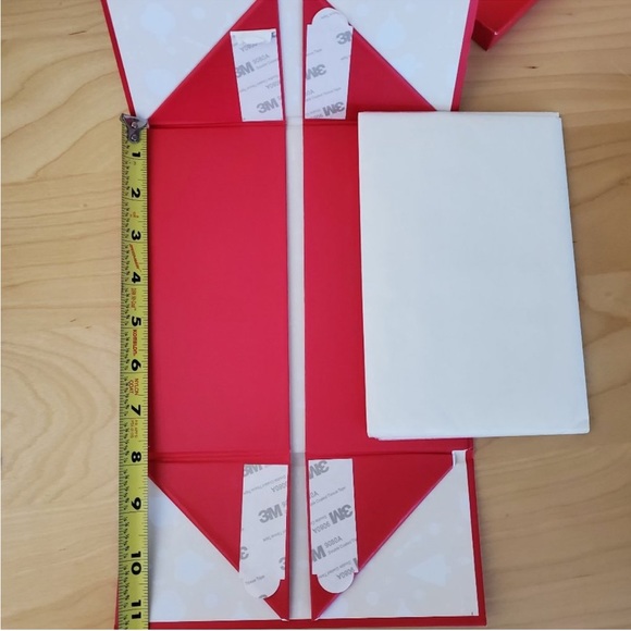 Red Loccitane Gift box Empty (2019)+ Gift Wrap Tissue Paper - Picture 6 of 9